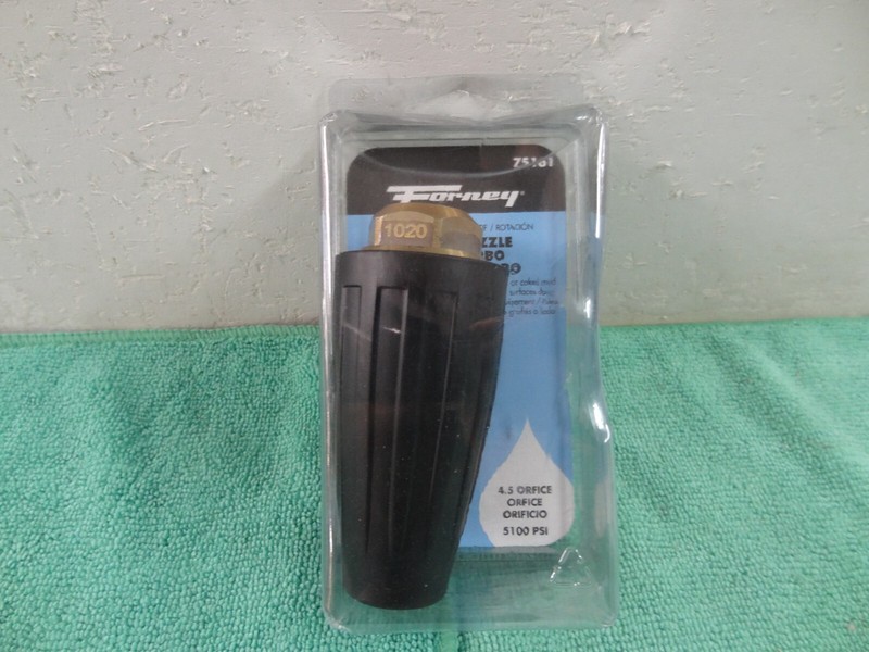 NEW FORNEY 75161 1/4″ FNPT ROTATING TURBO NOZZLE 4.5 ORFICE 5100 PSI