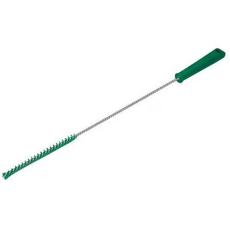 Vikan 53752 7/8 In W Tube And Valve Brush, Stiff, 14 In L Handle, 6 In L Brush,