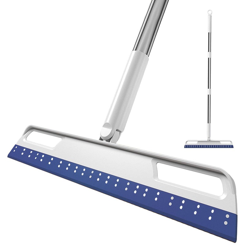 Multifunction Magic Broom, Extended Indoor Detachable,3-in-1 Sweeper Blue