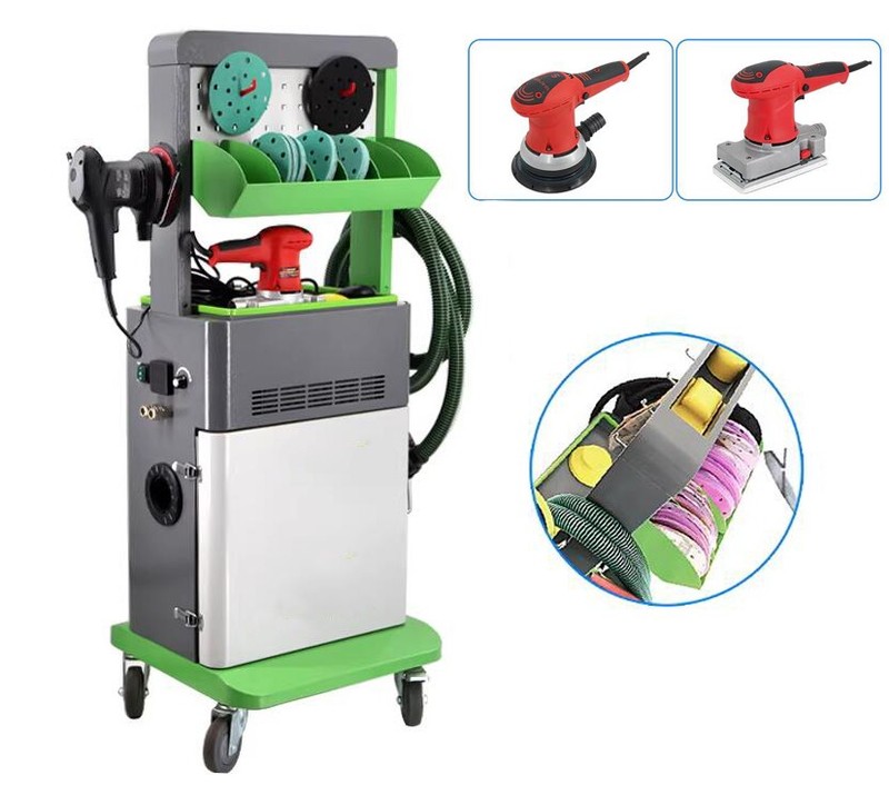 Dust Free Sanding Machine Electric Auto Repair Polishing Vacuum Clean 220VGrind