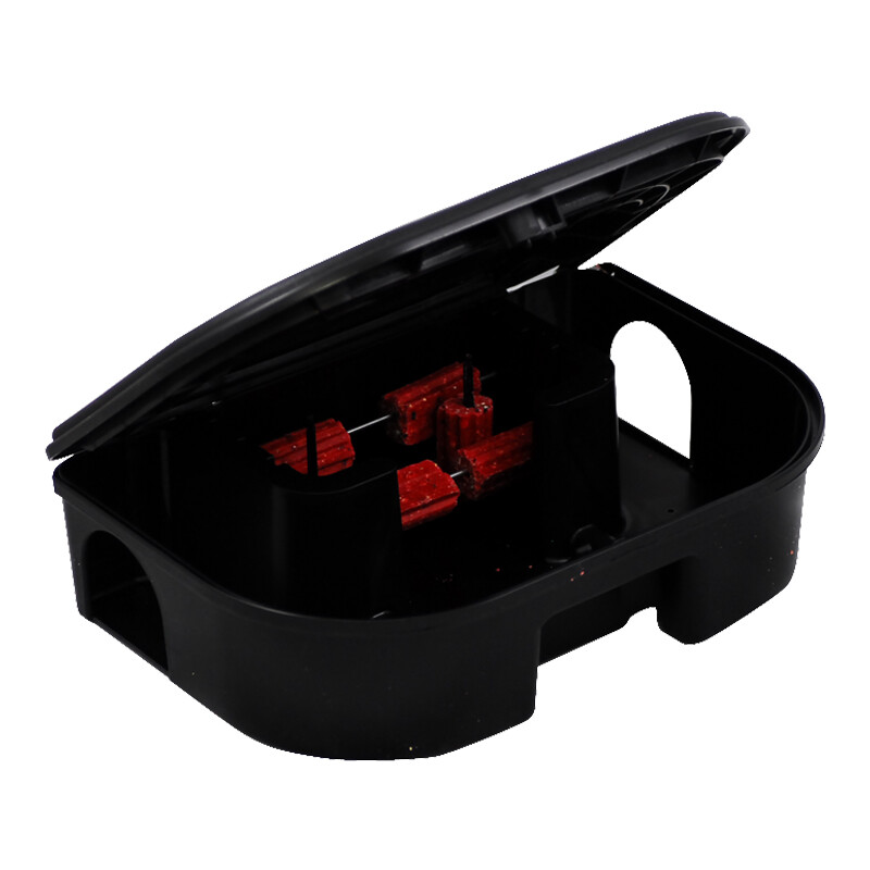1 EZ KLEAN Rat Mouse Rodent Control Bait Box Station Tamper Proof Station 1 Key
