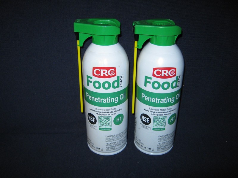 TWO CRC 11 OZ FOOD GRADE PENETRATING OIL SPRAY CANS-03086-FREE SHIP-BIN 4
