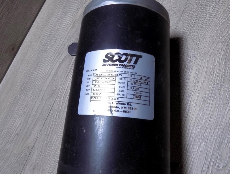Scott 4BC3500 24v Motor Used gallery