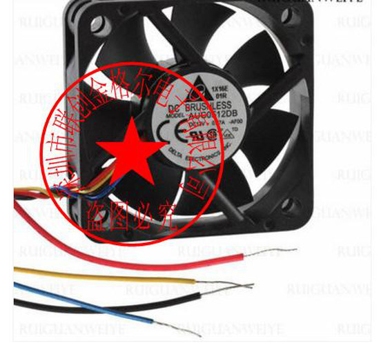 1pc new fan freeship AUC0512DB -7R50 4 DC12V 0.27A 8122D 18R