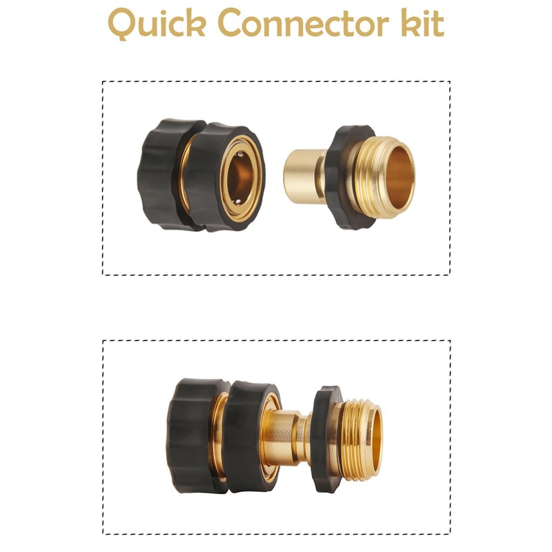 BILAL 6 Set Quick Connect Hose Fittings for Garden 3/4 Inch, 6 gallery