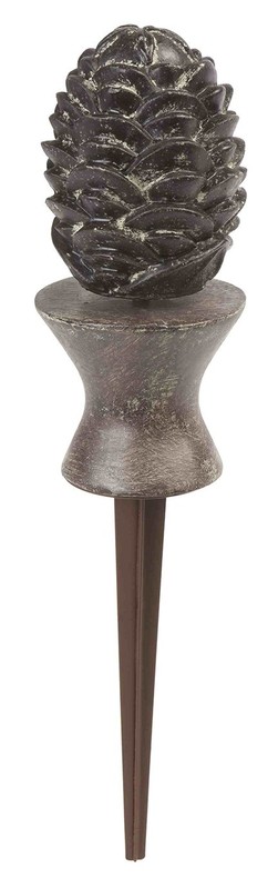Liberty Garden 615 Decorative Pine Cone Garden Hose Guide – Bronze