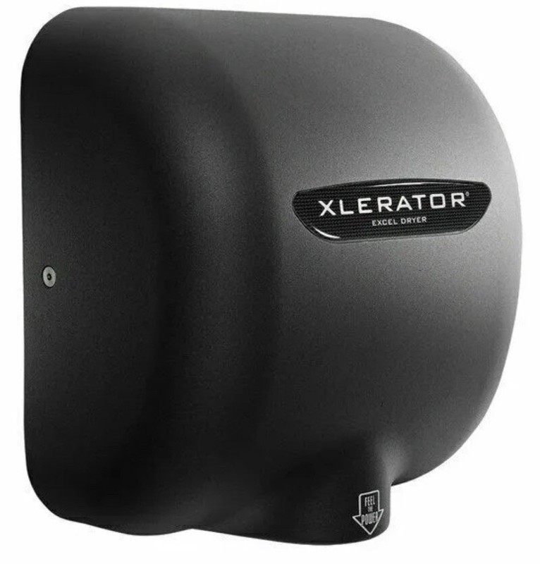 EXCEL XL-GRH HEPA FILTER XLERATOR HAND DRYER GRAPHITE 120v BATHROOM WALL AUTO