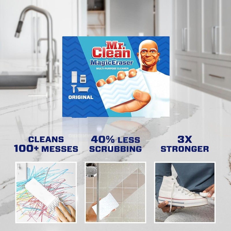 Mr Clean Magic Eraser Original Cleaning Pads 6 Count Multi Purpose gallery