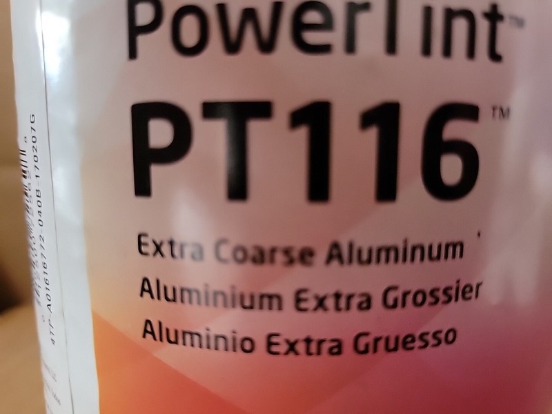 1 US QUART AXALTA POWER TINT PT116 EXTRA COURSE ALUMINUM IMRON TRANSPORTATION gallery