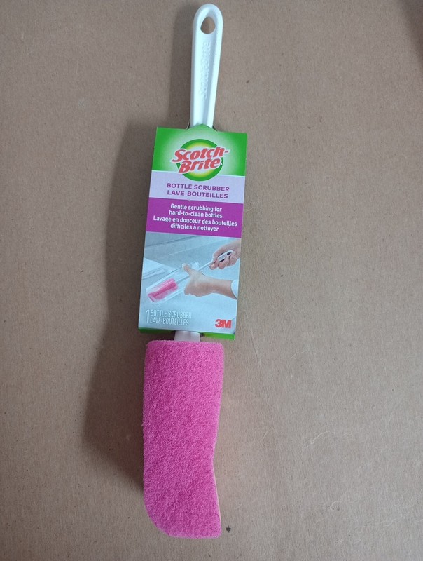 Water Bottle Scrubber, Safe On Glass, Plastic and Stainless Steel gallery