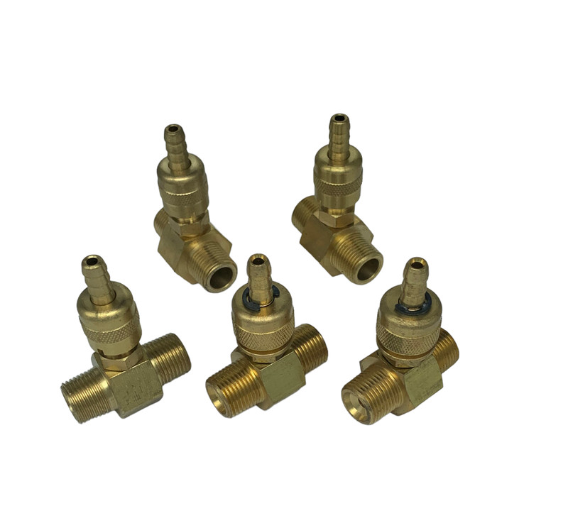 5PK 3/8 NPT Pressure Washer In Line Adjustable Chemical Injector 5-8 GPM