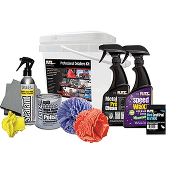 Flitz Professional Detailers Choice Car Detailing Kit - USA-Made Car Care Kit...
