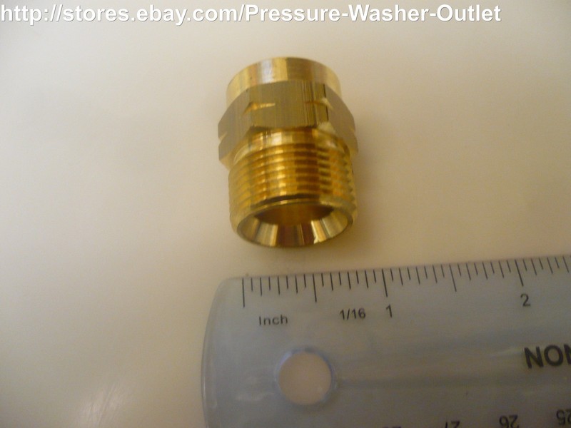 Pressure Washer M22/14mm x 3/8 NPT Female Twist Connect Fitting Adapter USA gallery