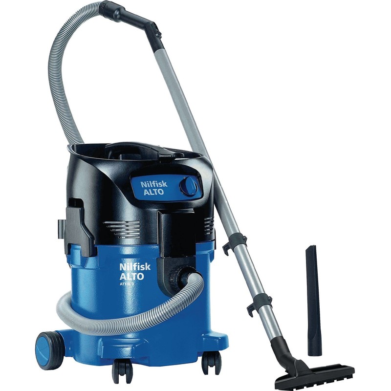 Wet & Dry Vacuum Cleaner Attix 30-01 1500W 3700L/min 250mbar 30L Nilfisk Vacuum Cleaner