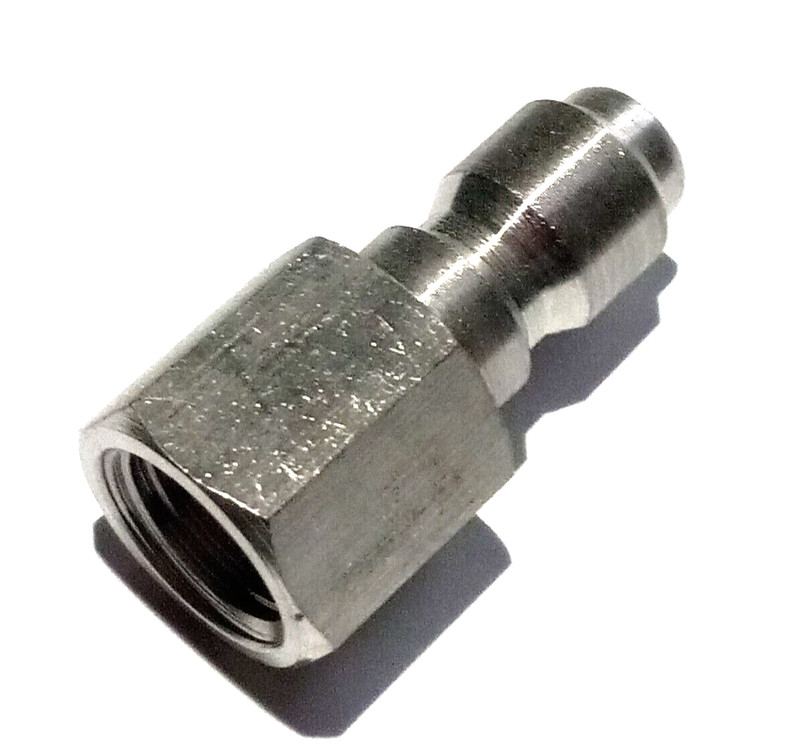 Legacy 8.707-138.0 Pressure Washer Hose Quick Coupler Plug 1/4 NPT Stainless St
