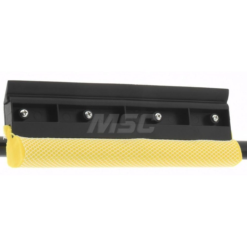 PRO SOURCE 2-in-1 Window Squeegee: Sponge & Rubber Blade, Telescoping Handle gallery