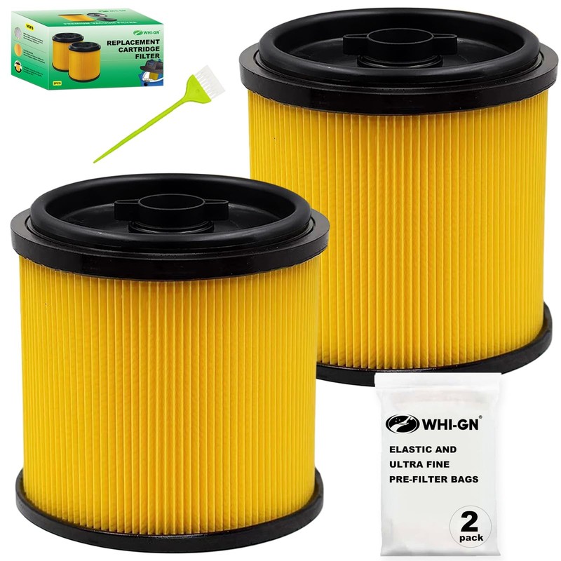 2 Pack Standard Cartridge Filter Replacement for Vacmaster VCFS,…