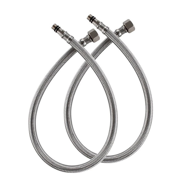 59″ Extra Long Faucet Supply Lines Braided Stainless 59 Inch, Steel