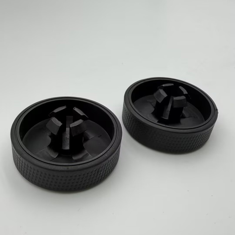 2Pk Upgraded Repl Black Wheel Suit For Ryobi Cordless Stick Vacuum 18v PCL720K C