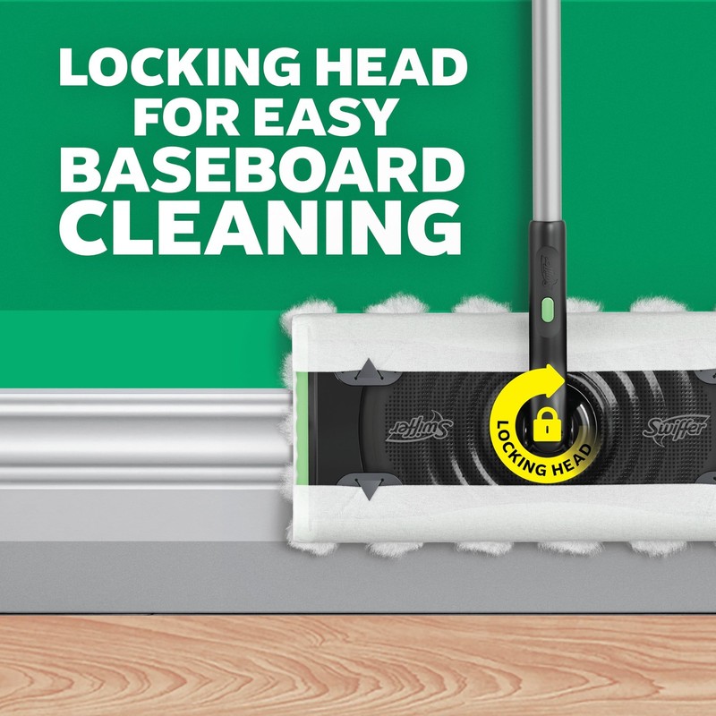 Swiffer Sweep & Mop Deluxe 2-in-1 Multi-Surface 1 Count (Pack of 1), Black gallery