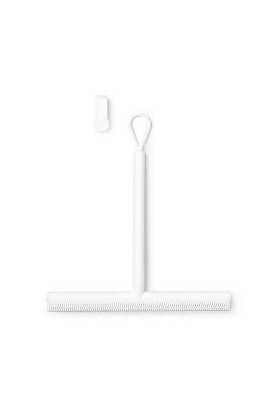 Brabantia Silicone Shower Squeegee Hook White Anti Streak Cleaning Wiper For