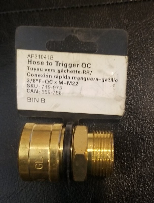Powerfit 3/8″ Female Hose to Trigger Quick Connect AP31041B – Set of 2