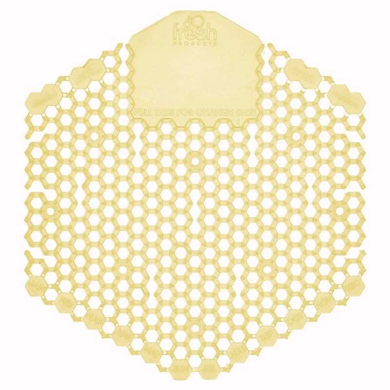 Fresh Products 3WDS60CITBX Wave 3D Urinal Deodorizer Screen - Citrus (10/Bx) New