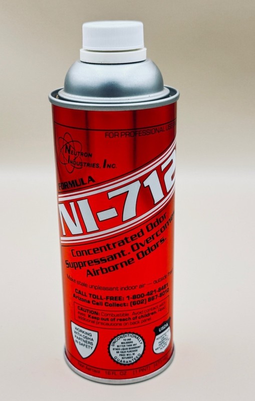 3 Cans of NI-712 Odor Suppressant 16 oz Neutron Industries Spray NO Sprayers gallery