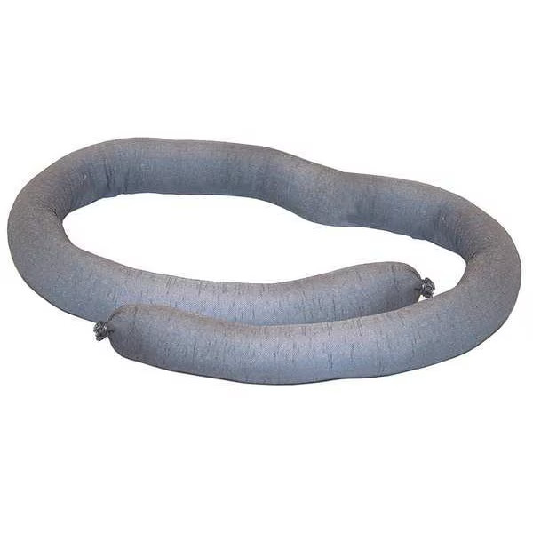 Oil-Dri Sorbent Sock, 24 gal, 3 in x 10 ft, , Gray, 6 PK L90312 Oil-Dri L90312 3