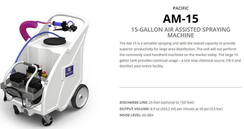 Pacific Floor care Am 15 Gallon Air Assisted Electric Sprayer