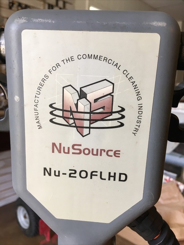 NuSource Nu-20FLHD floor machine Made In USA 15 amp 1.5 HP motor, freight ship gallery
