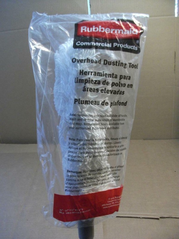 Rubbermaid Extendable Overhead Dusting Tool, Dust Mop T130, Extends to 102″ ~