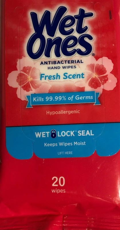 Wet Ones Hand Wipes 20 pcs pk New Ship24HRS gallery