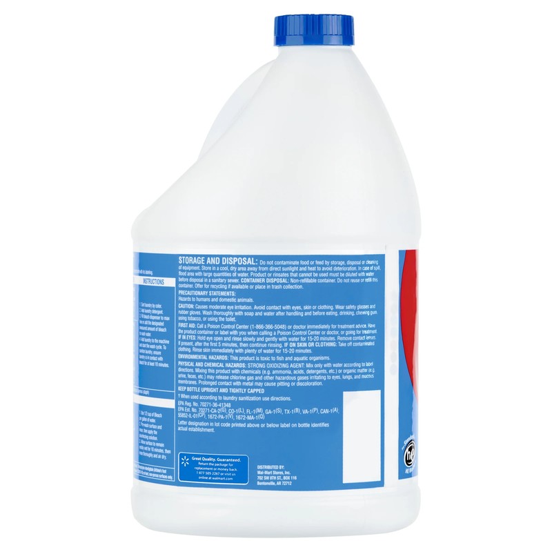 Great Value Low Splash Concentrated Bleach gallery