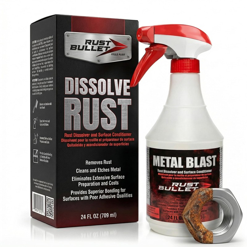 Metal Blast – 24 Oz – Rust Remover & Metal Prep, Cleaner & Conditioner for Su…