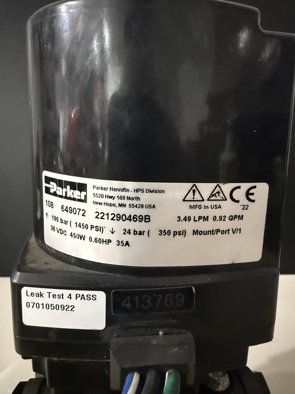 Tennant M17 36 Volt Hydraulic Pump Assy. 4022908 9015013 Used gallery