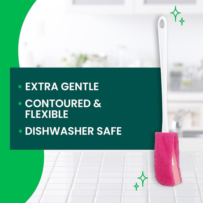 Water Bottle Scrubber Safe On Glass Plastic & Stainless Steel gallery