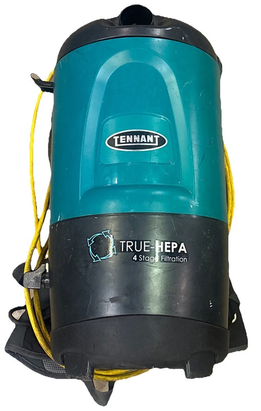 Tennant V-BP-6 Commercial Backpack Vacuum Cleaner-120V No Hose Working Used
