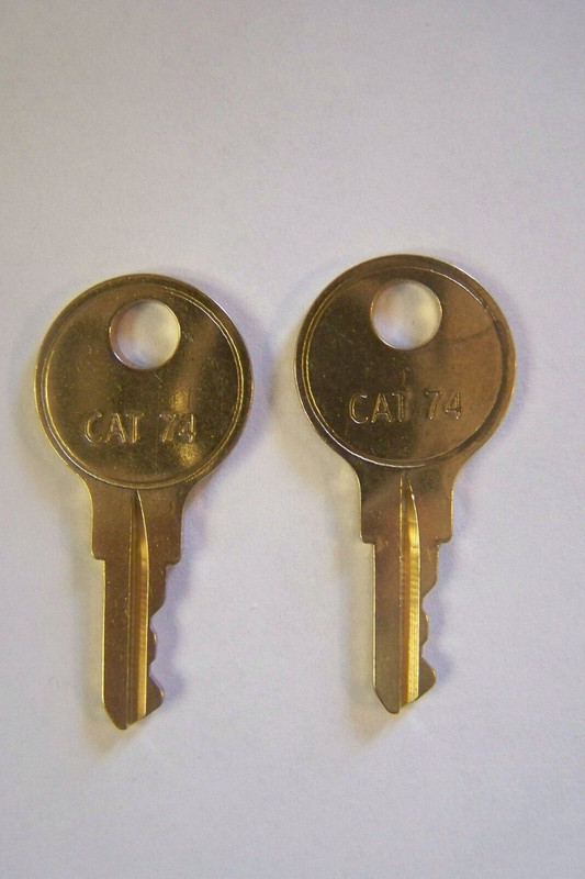 Bobrick “CAT-74” Key for Paper Towel, Toilet Tissue & Liquid Soap Disp 2pk