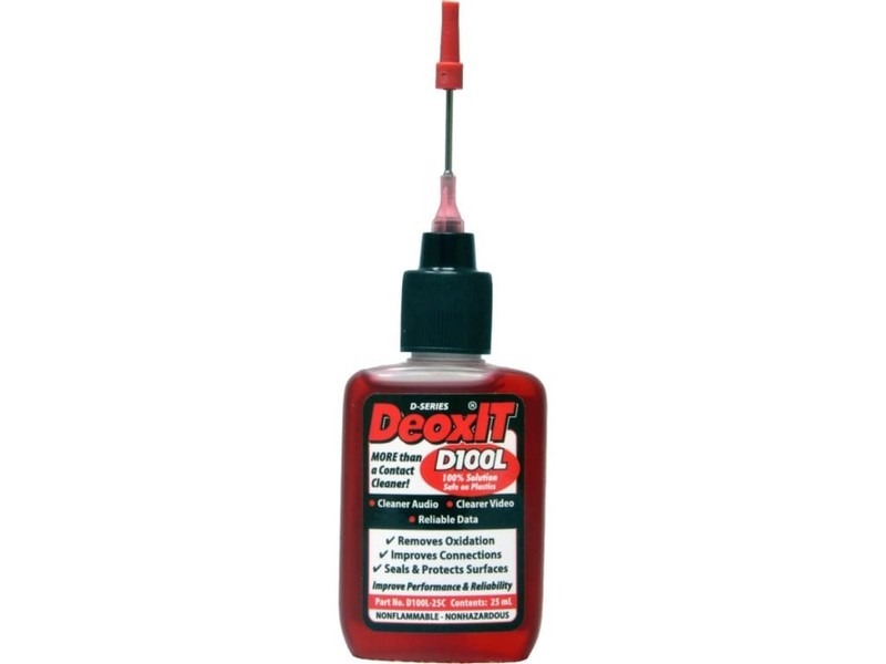 CAIG D100L-25C - DeoxIT Contact Cleaner & Rejuvenator, Needle Dispenser, 25 ml