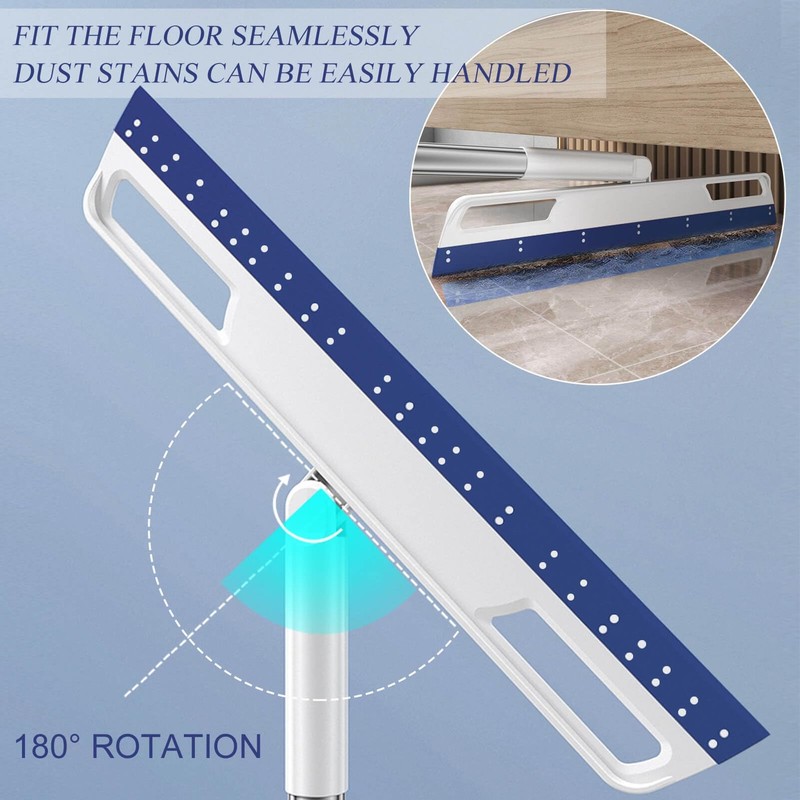 Multifunction Magic Broom, Extended Indoor Detachable,3-in-1 Sweeper Blue gallery