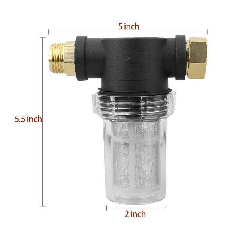 Garden Hose Inlet Filter for High Pressure Washer 3/4 Inch Screen Filter gallery