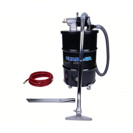 GUARDAIR PQ55C200 WET/DRY DRUM VACUUM, 55 GAL. DRUM, 10 FT. HOSE, 824L96, NEW!