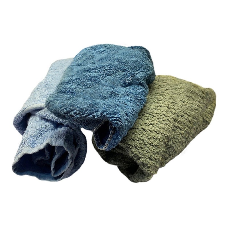 Color Terry Towel 100% Cotton Rags-600 lbs. 24x25 Boxes - Multipurpose Cleaning gallery