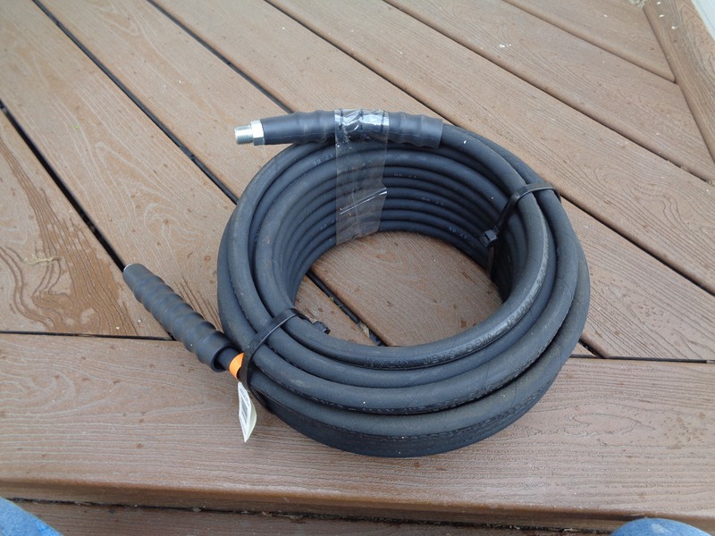 HIGH QUALITY 3/8" x 75' PRESSURE WASHER HOSE - 4100 PSI / WIRE BRAIDED