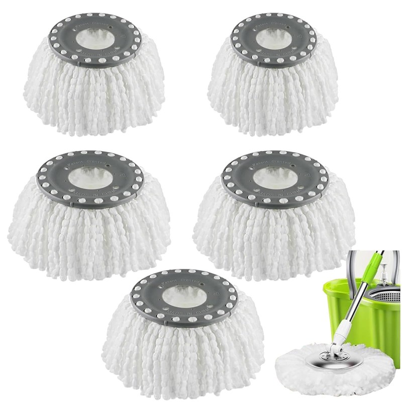 YWSHF 5 PCS Spin Mop Heads Replacement Refill for Old Hurricane Mr.Clean 360 …