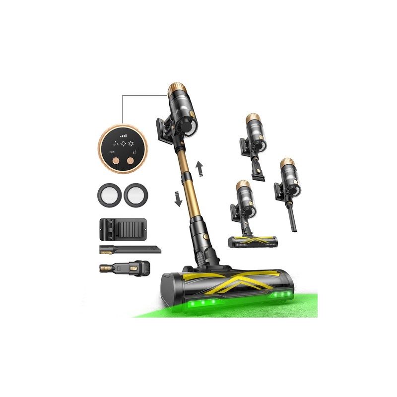 Ultenic Cordless Vacuum Cleaner 600W 60Kpa 65Mins Vacuum Cleaners For Home