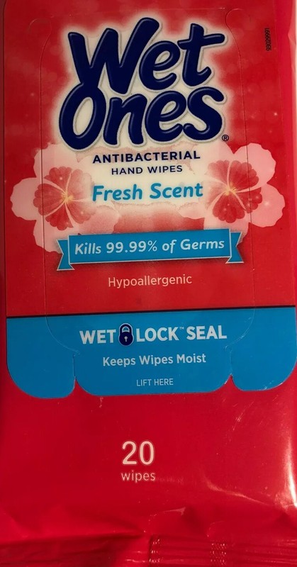 Wet Ones Hand Wipes 20 pcs pk New Ship24HRS gallery