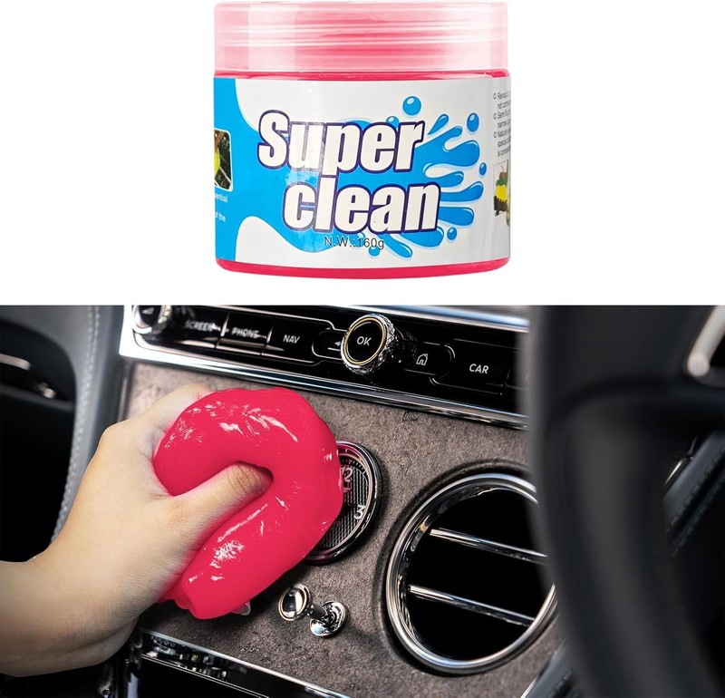 Cleaning Gel Putty for Automotive, Keyboard, Camera, and Printers – Pink, 1PCS