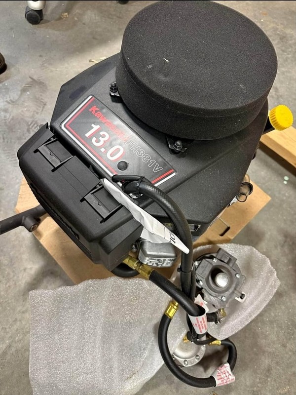 Kawasaki FH381V 13HP V-Twin Engine For Propane Buffer, Burnisher, 120v Starter